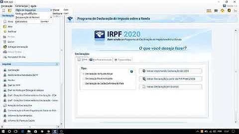 Como transferir a declaração de Imposto de Renda para outro PC 2019?