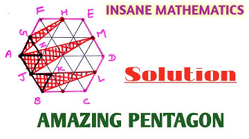Geometry Q-4 | AMAZING PENTAGON | Geometry For CAT | PRMO Geometry | VIRAL MATH PROBLEM