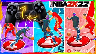 NEW ADVANCED DRIBBLE MOVES TUTORIAL W/ HANDCAM ON NBA 2K22! BEST DRIBBLE MOVES FOR SEASON 2 NBA 2K22