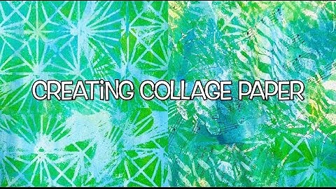 Creating Collage Paper Part 1