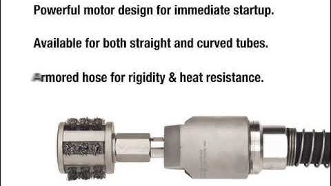 Turbine Style Tube Cleaners