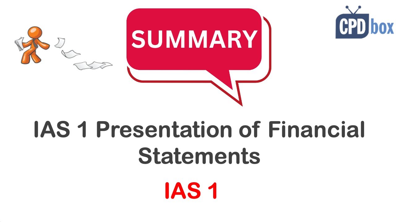 presentation and disclosure requirements under ias 1