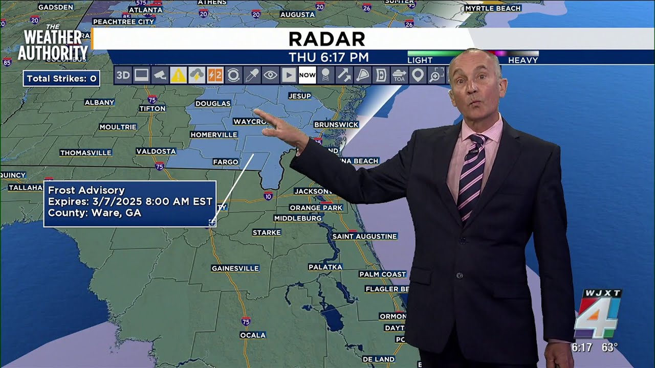 A Frosty start to Friday, Showers and rounds of rain this weekend - YouTube