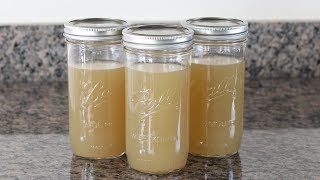 Homemade Chicken Stock From Leftover Roasted Chicken Carcass Recipe
