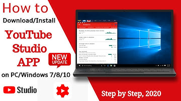 How to Install YouTube Studio App on Pc, 2020