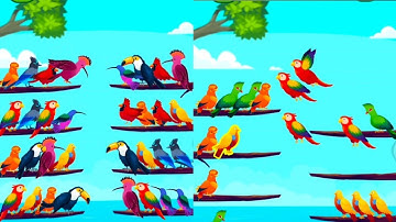 Bird Sort - Color Puzzle Level 15-16