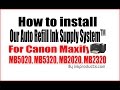 CIS-Continuous Ink Supply System For Canon Maxify MB5020, MB5320, MB2320, MB2020