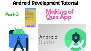 Android development tutorial series part-14 | Making Quiz App