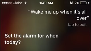 When Siri overhears you sing