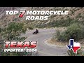 Top 7 best motorcycle rides in texas  for 2024