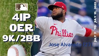 José Alvarado 100 Mph Reliever July 7 15 2022 Mlb Highlights