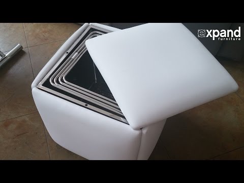 Video: Pouf-transformer: An Overview Of The Pouf-folding Bed, Ottoman-cube 5 In 1 And Pouf-bed With A Berth, Frame Models In The Form Of A Coffee Table