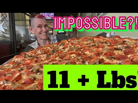 Huge Solo Pizza Challenge! | The Reaper | Undefeated | Molly Schuyler ~ Mom Vs Food ~ Insanity