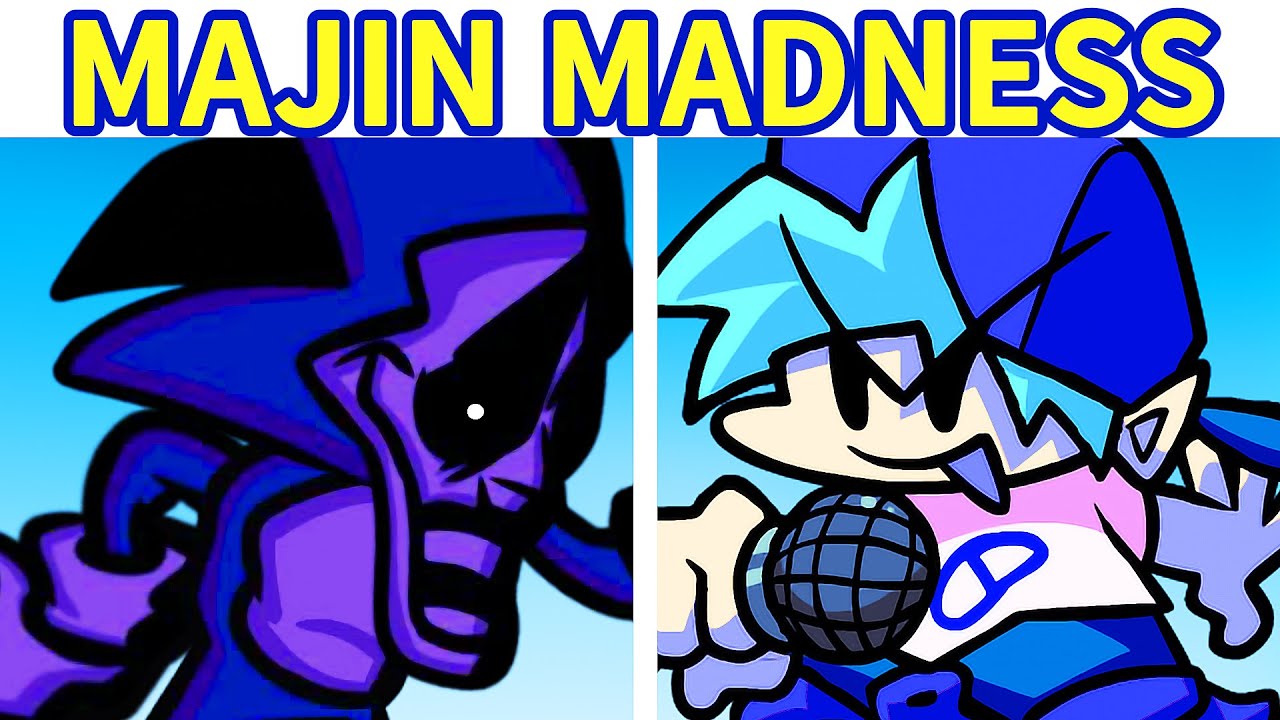 UnMajin Sonic Over Majin Sonic [Friday Night Funkin'] [Mods]