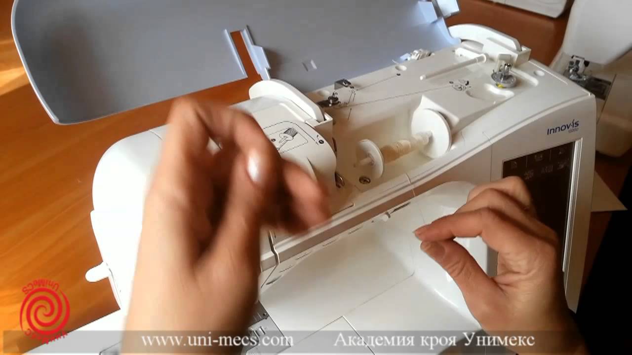 Как правильно заправить нить в швейную машинку - Уроки шитья от ...