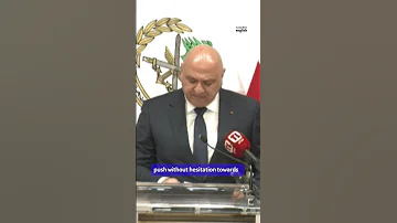 Lebanon President Calls For State Monopoly On Weapons 