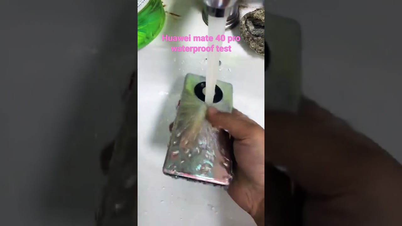 Huawei Mate 40 Pro Water Test - It is Water Resistant 