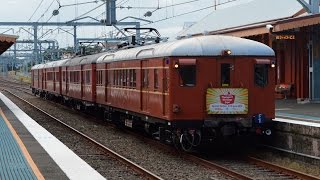 Sydney's vintage 'Red Lady' EMU on the East Hills line