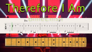 Therefore I Am, Billie Eilish - Guitar Tab Playalong