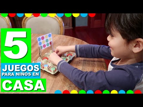 Juegos para niños 4 años en casa #conmigo 