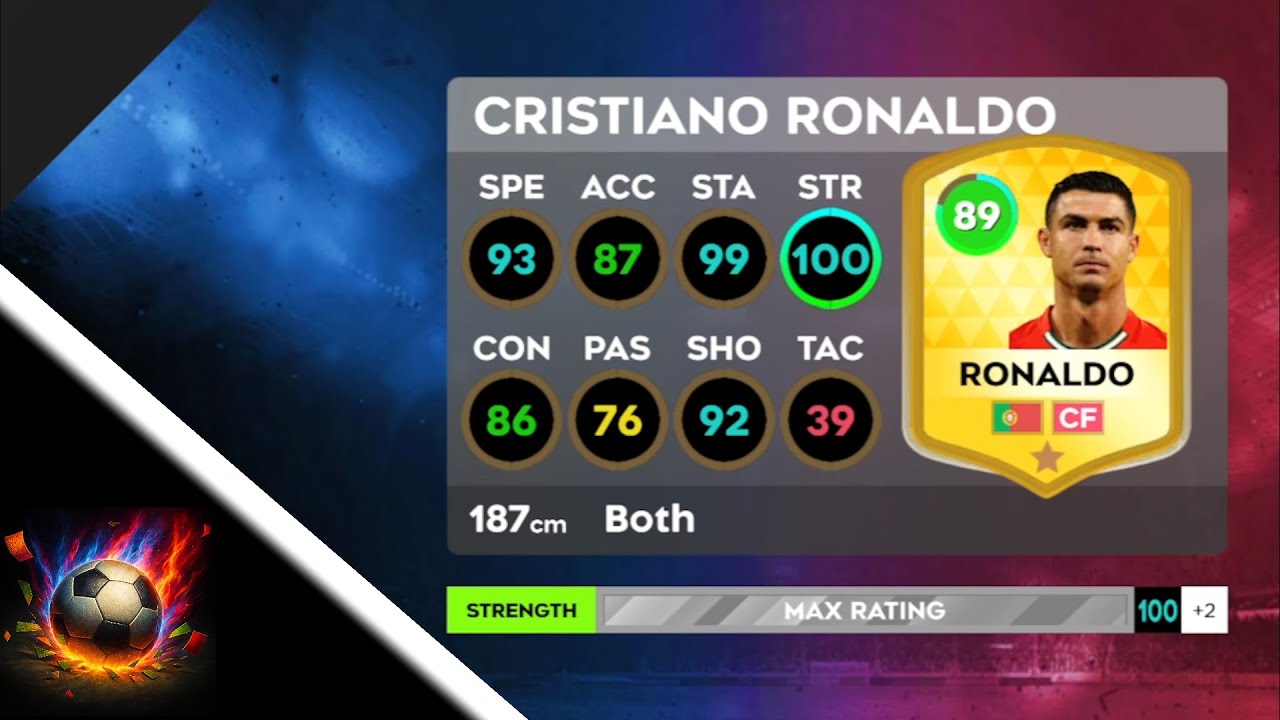 DLS 26 ⭐ | UPGRADE MAX CRISTIANO RONALDO (82) 💥