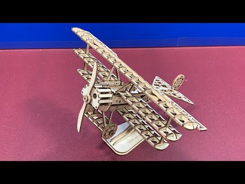 Hands Craft Classical 3D Wooden Puzzle AIRPLANE