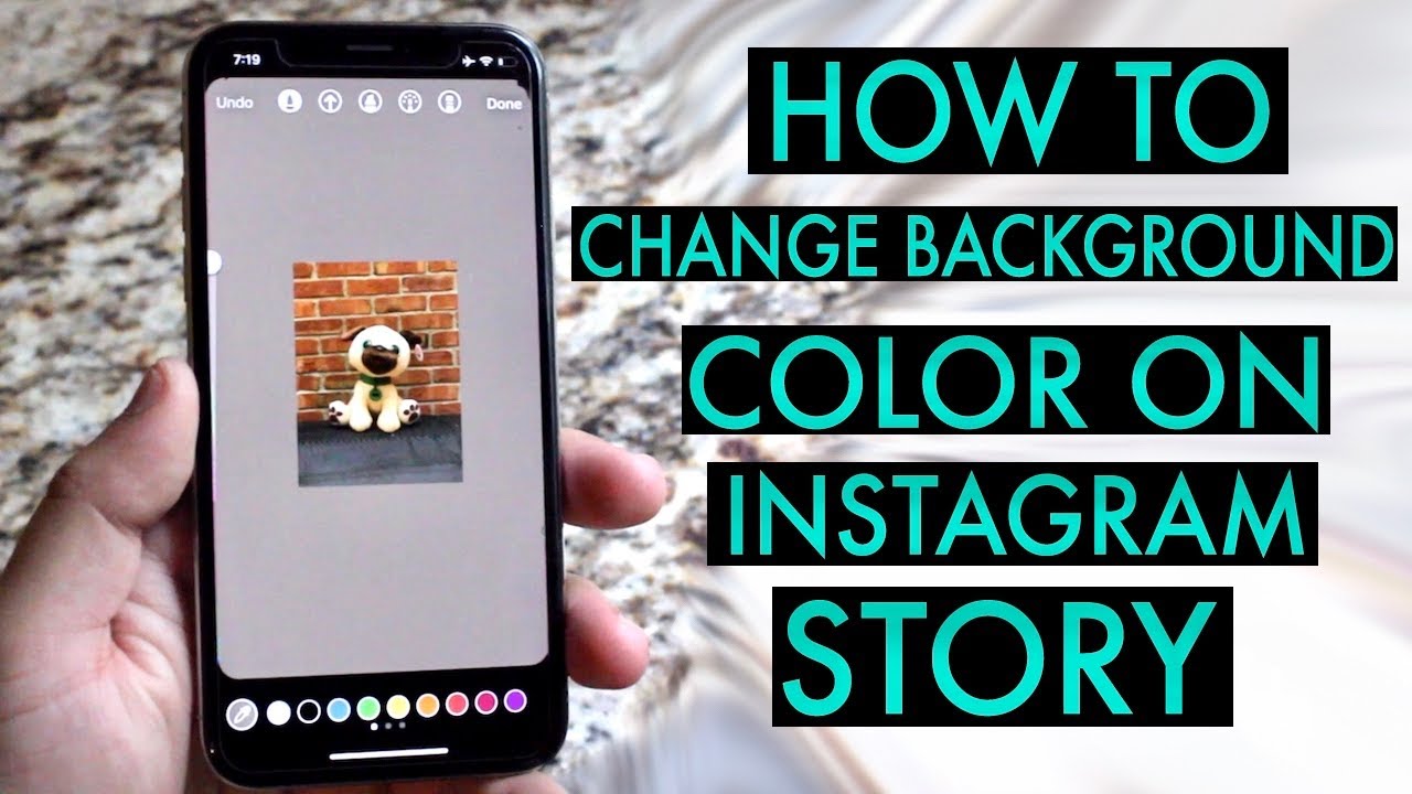 How To Change Background Color Of Instagram Stories! (2020) - YouTube