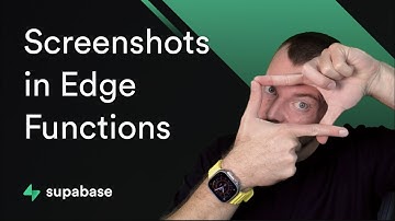 Screenshots in Edge Functions