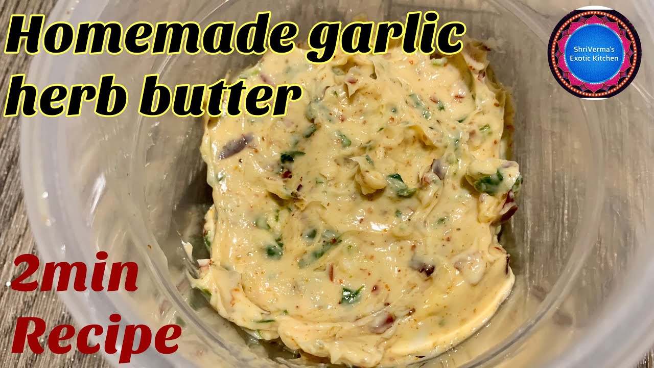 Quick And Easy Homemade Garlic Butter | घर पर झटपट बनाये garlic butter