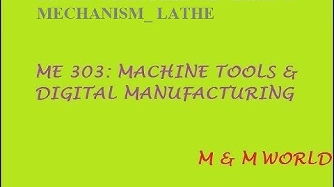 BEVEL GEAR FEED REVERSING MECHANISM_LATHE_MTDM