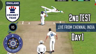 Day 1 : India vs England 2nd Test match Highlights 2021 | won toss | Real Cricket 20 Test Gameplay screenshot 4