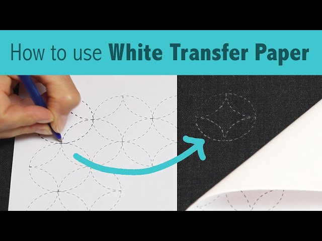 White Transfer Paper 4/10 Sheets Tracing Paper White Carbon Paper