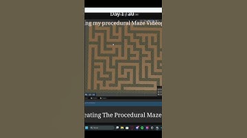 Day 1 making a procedural Maze Videogame #gamedevblog#maze #indiegame#development #developer#fantasy