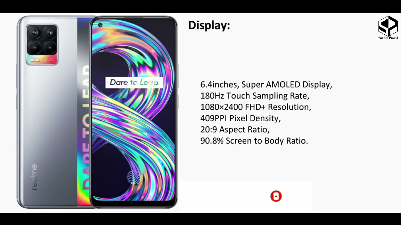 realme 8, Super AMOLED, 180Hz Touch Sampling Rate, Rear 64MP, Helio G95, LPDDR4X, UFS 2.1, 30W.