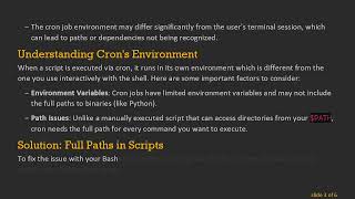 Fixing Python Script Execution Issues in Crontab