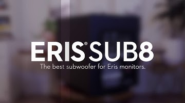 PreSonus Eris Sub8 studio subwoofer—The best subwoofer for Eris monitors.