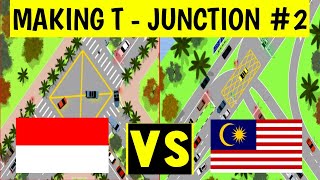 INDONESIA vs MALAYSIA | MAKING T JUNCTION IN INTERSECTION CONTROLLER