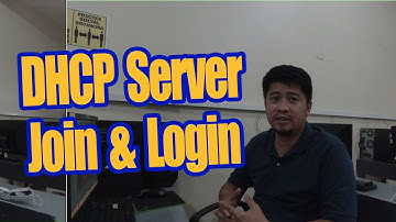 Windows Server 2008 R2 - Install DHCP Server and Joining the Client PC to the Domain