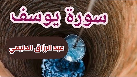عبد الرزاق الدليمي( سورة يوسف صفحة 236 من الجزء 12)