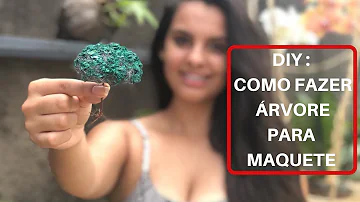 Como fazer árvore de artesanato?