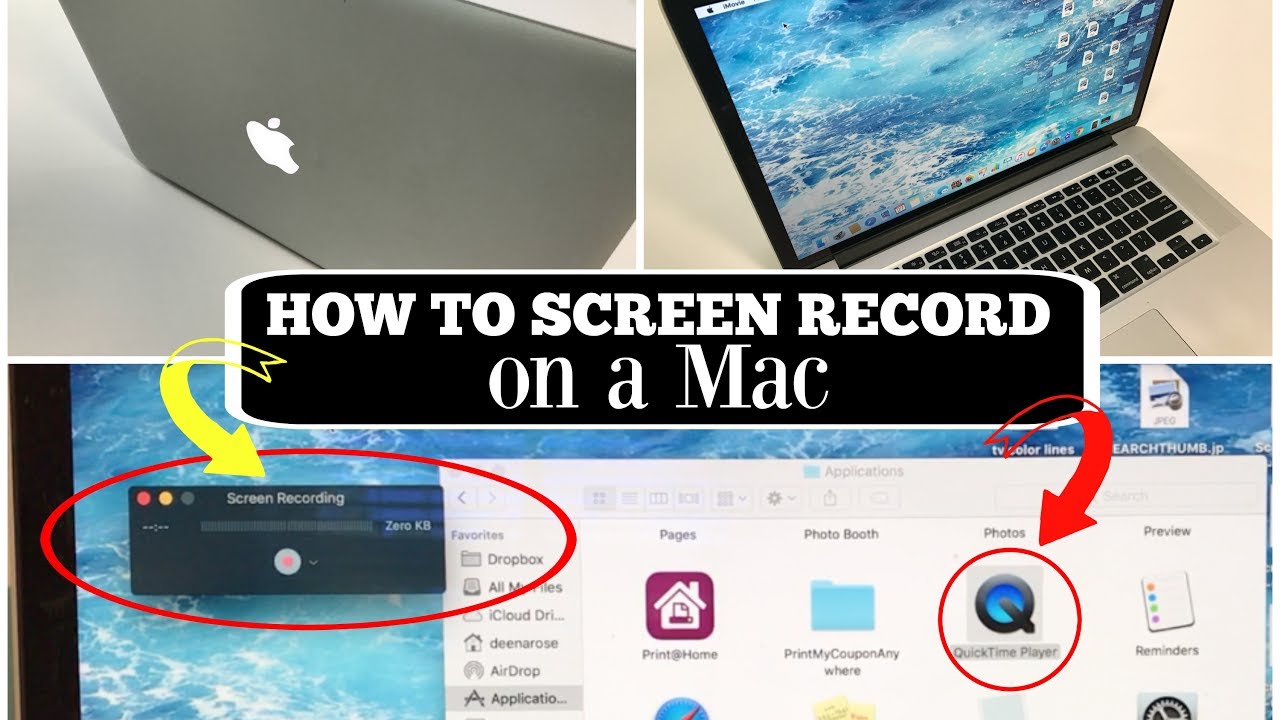 how to screen record presentation on mac