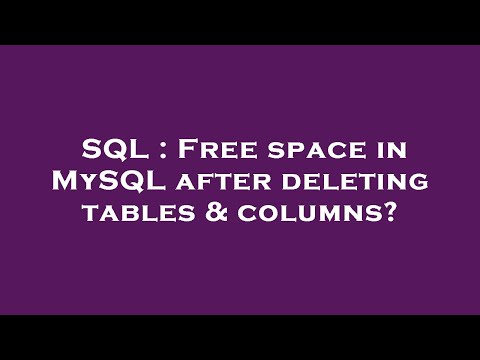 SQL : Free
