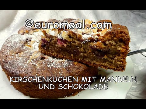 Video: Mandelkuchen Mit Kirsche Und Schokolade