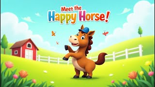 🐴 Meet the Happy Horse! | Fun Horse Song for Kids | Animal Rhymes & Learning for Toddlers screenshot 5