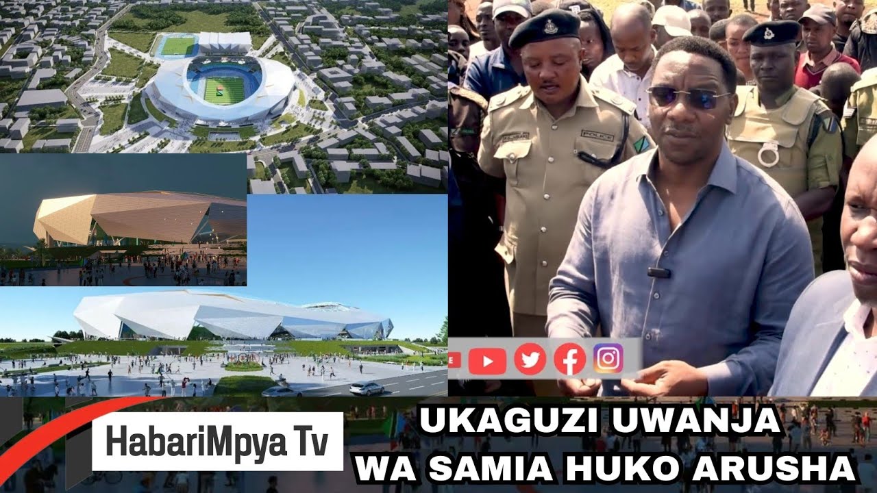 MAKONDA AFANYA UKAGUZI MATATA kweye UJENZI wa UWANJA wa MASHINDANO ya 