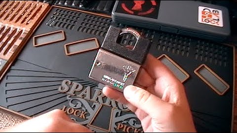 [29] Mul T Lock C10 Padlock Classic Picked and Gutted