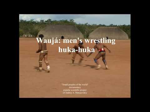 Waujá: men's wrestling huka-huka