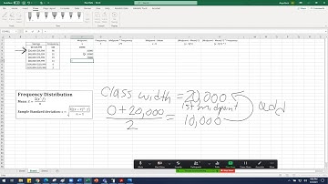 Frequency Distribution Table Video