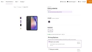 #SAMSUNG A54 5G ONLY $90 W/NEW Line on Metro By T-Mobile