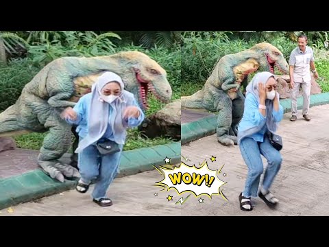 attractive prank!!! Top 3 model dinosaur prank in 2024